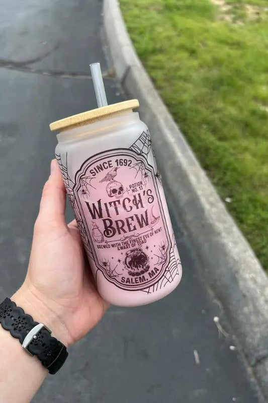 Witches Brew Glass Can