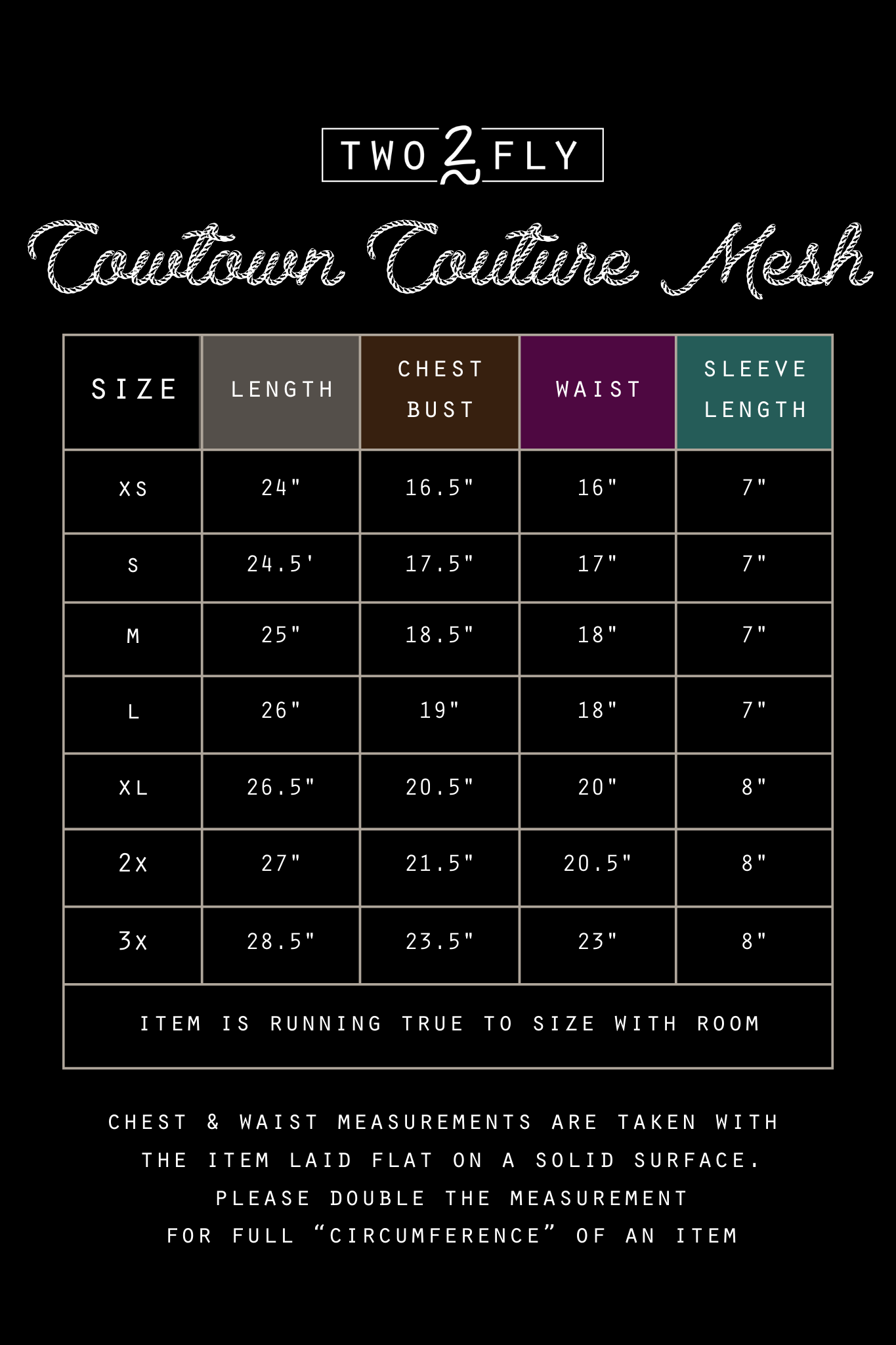 COWTOWN COUTURE MESH