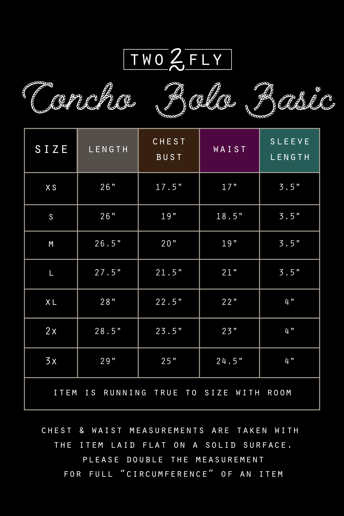 CONCHO BOLO BASIC [RESTOCKING]