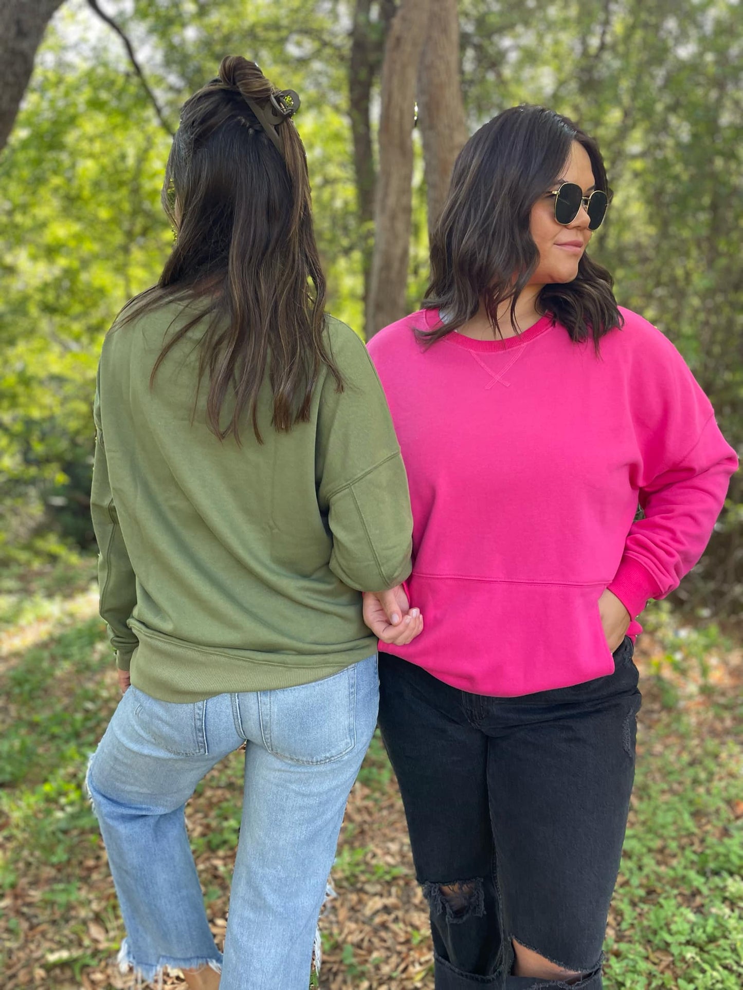 PREORDER: Magnolia Pocket Sweatshirt in Two Colors