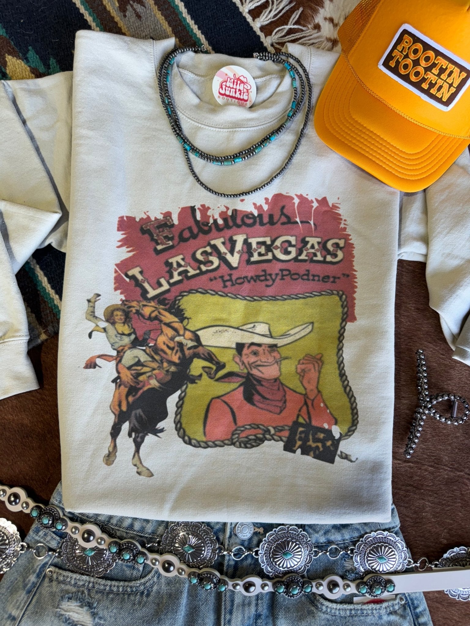 Las Vegas Howdy Partner Graphic SweatshirtSandS