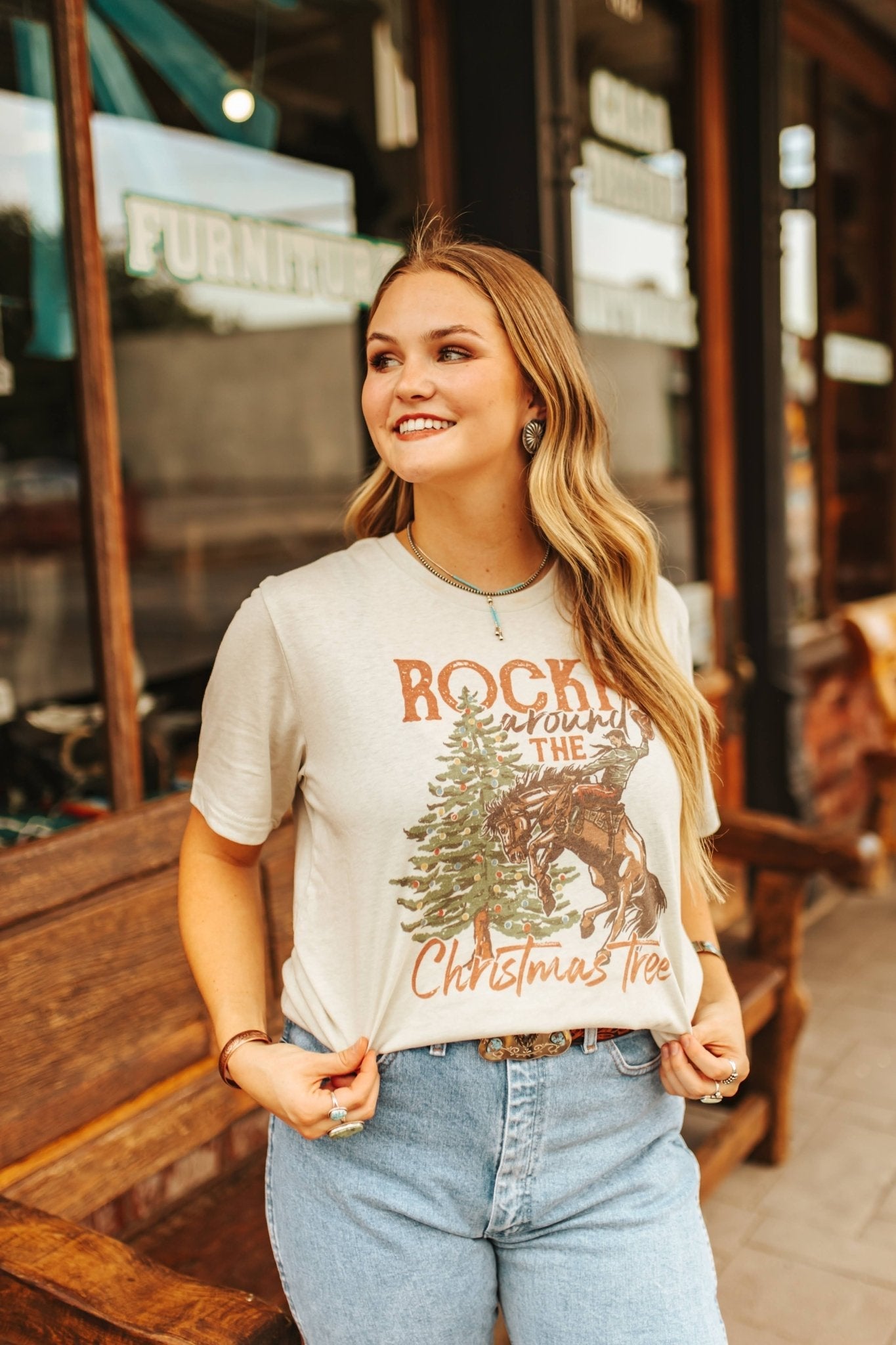 Rockin' Around the Christmas Tree Graphic TeeCementS