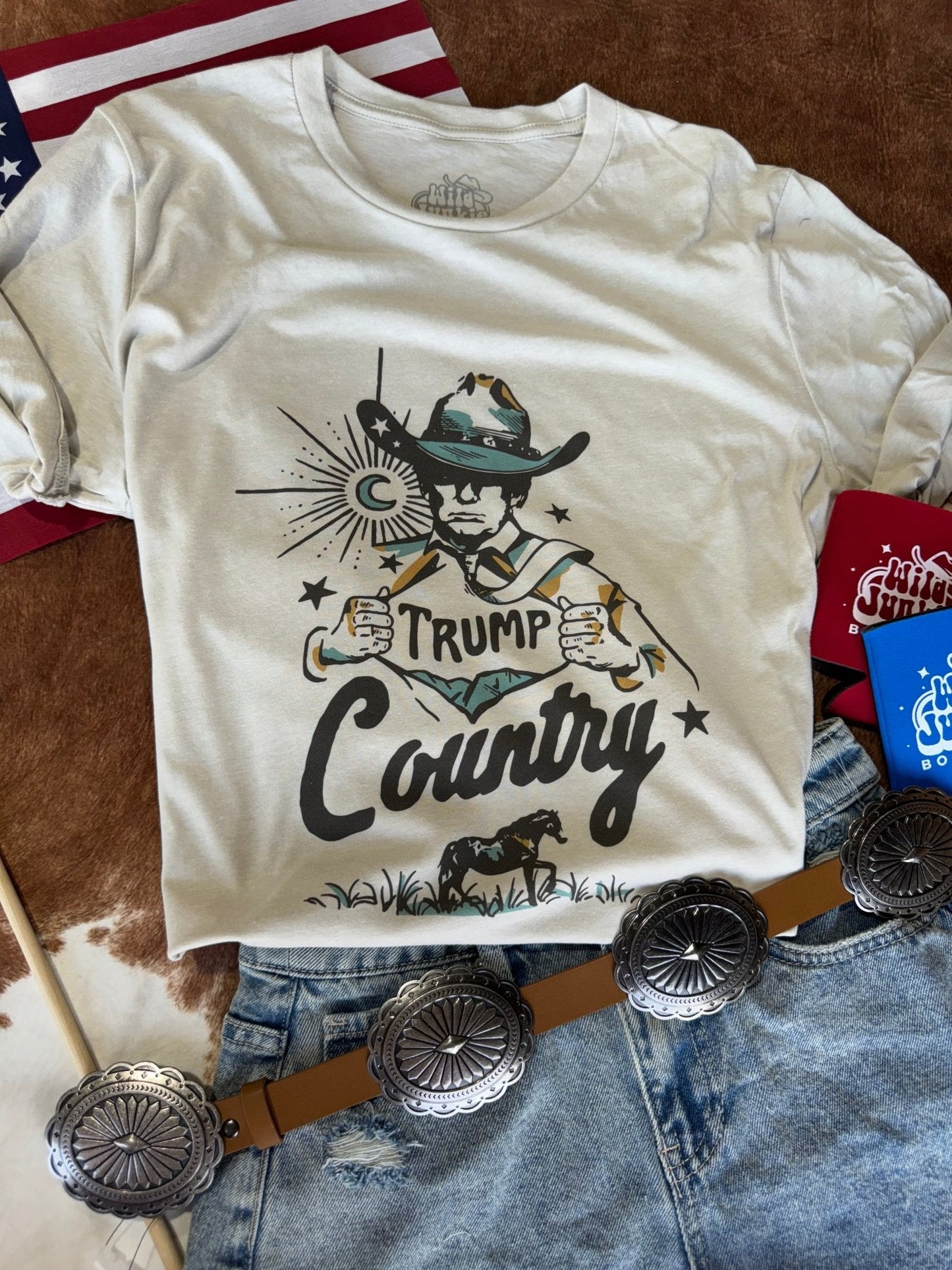 Trump Country Western Graphic TeeCementS