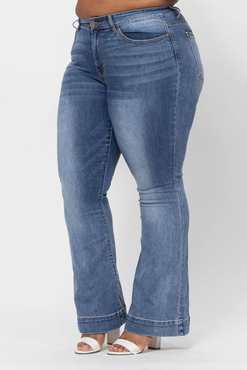 Judy Blue Mid-Rise Flare Jeans